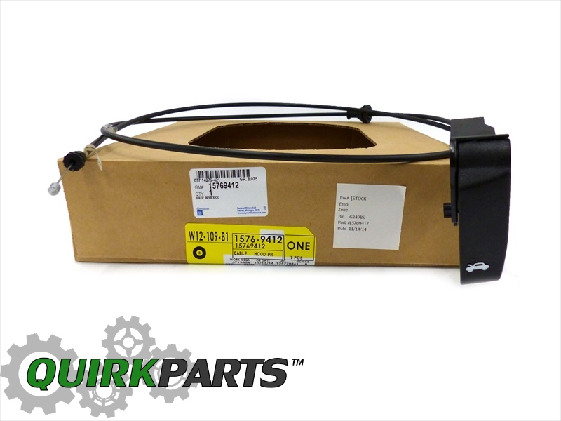 19952000 GM Hood Latch Release Cable 15769412 QuirkParts