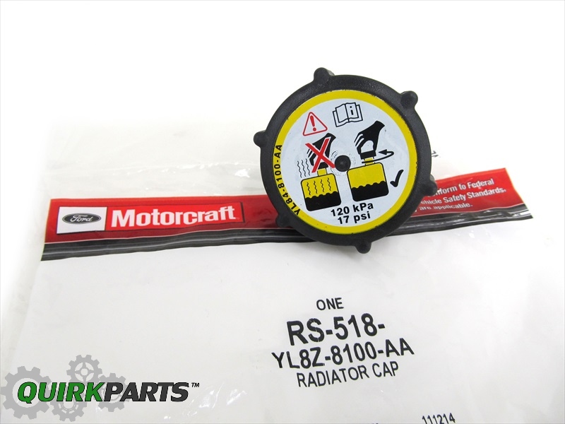 2001-2012 Ford 2001-2012 Ford Escape Mariner 3.0 Radiator Coolant Tank  Bottle Reservoir Cap OEM YL8Z-8100-AA | QuirkParts