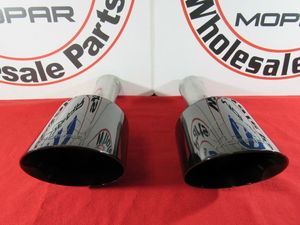Black 5-Inch Exhaust Tips