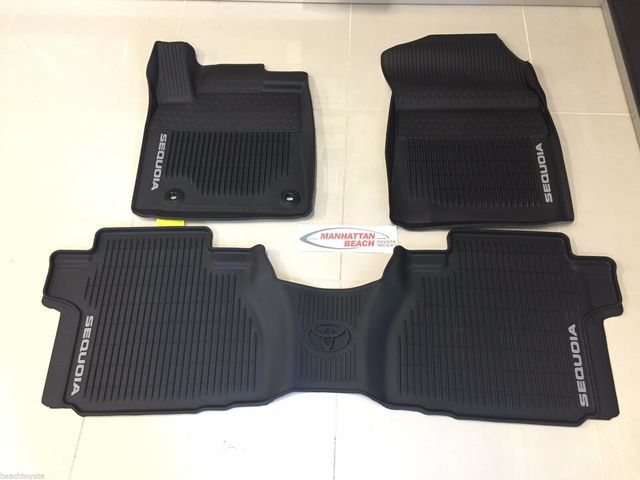 2017 2019 Toyota Sequoia Floor Mats All Weather Set Of Three