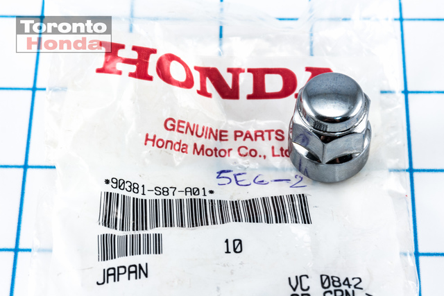 90381-S87-A01 - Wheel Nut 1999-2025 Honda | Toronto Honda Parts