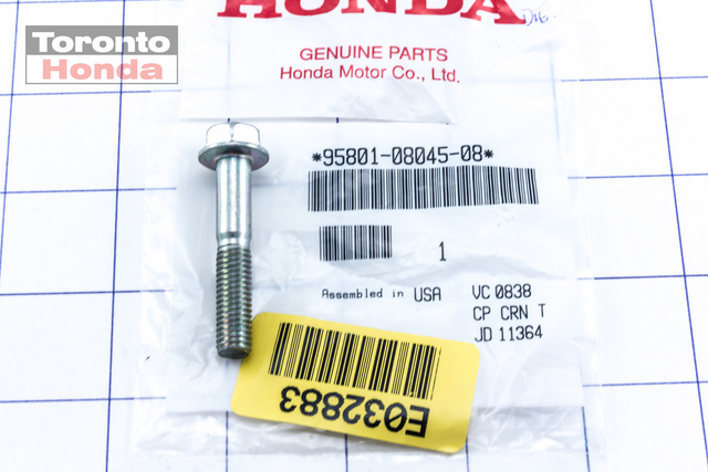 95801-08045-08 - Bolt Flange (8X45) | Toronto Honda Parts