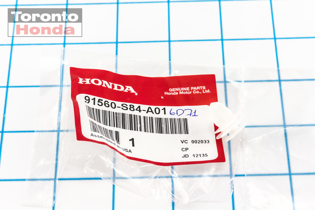91560-S84-A01 - Door Trim Panel Clip 1992-2015 Honda