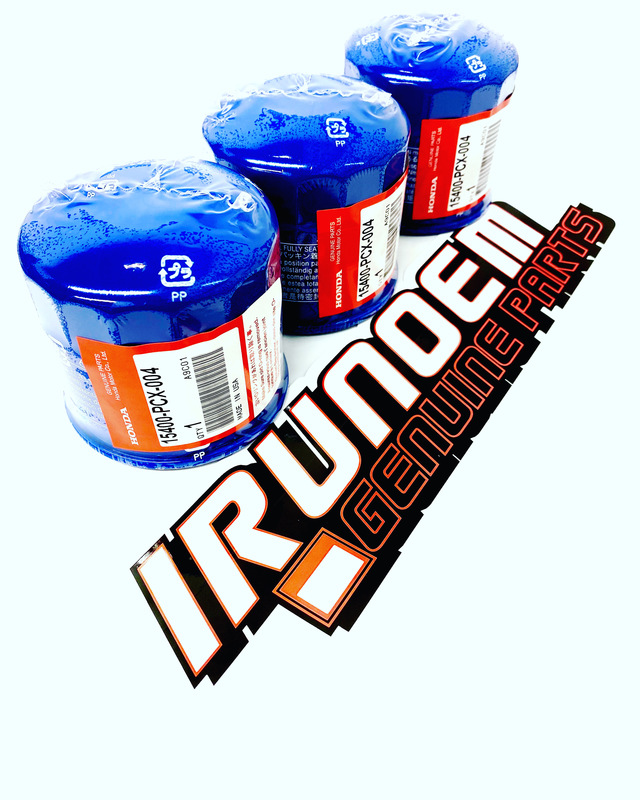 Genuine OEM IRUNOEM honda s2000 oil filters 3pack Part 15400pcx004r