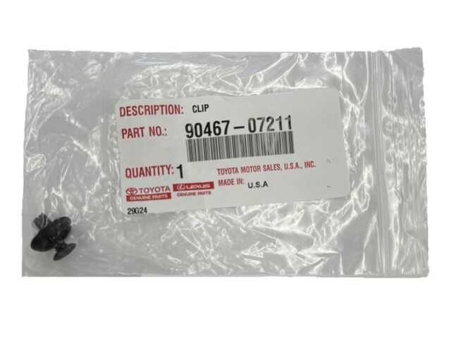 20 Clip Fermo Paraspruzzi Per Toyota Camry 2007-2015 - Rivetti A Pressione 90467-07214, Nylon Nero, Adatto A Fori Da 7mm - 3
