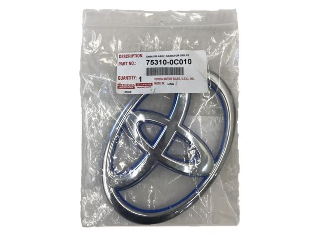ピーチ様確認用①③ Genuine Toyota Tundra Sequoia Chrome Grille Emblem 75310-0C010