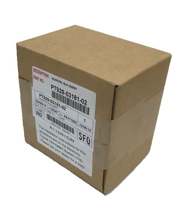 New Genuine Toyota Camry Rocker Panel Applique Lower Black OE