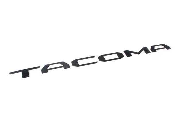 Genuine Toyota Tacoma Black Tailgate Letters Emblem PT948-35181-02
