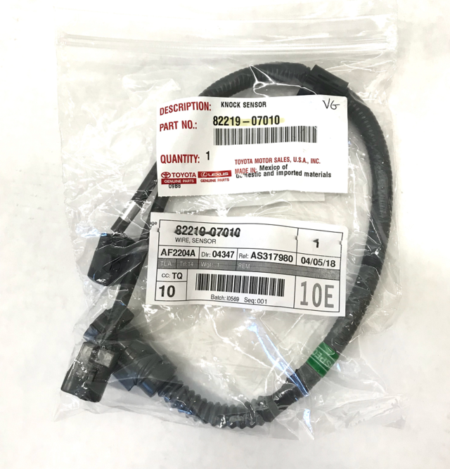 1 Pin Female 2JZ Knock Sensor Plug Connector Wire Harness Cable Pigtai