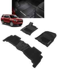 4Runner All-Weather Floor Liners | Black 3 Piece Set | 2013-2022 4Runner - Toyota (PT908-89160-02)