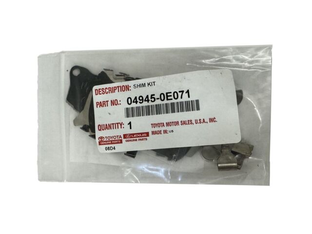 Genuine Toyota Front Brake Shim Kit Camry Corolla Cross Rav4 See