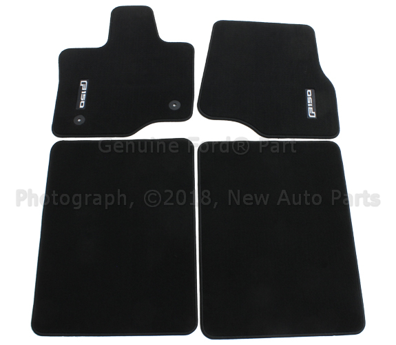 20182019 Ford F150 Floor Mats, Carpeted, Black, 4Piece Set JL3Z