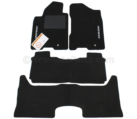 20132015 Nissan Armada Floor Mats, Carpet 999E22UH10BK
