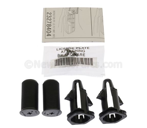Front License Plate Bracket Attachment Kit 23278407