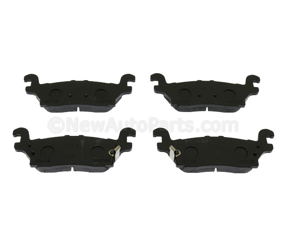 20062010 Hummer Rear Disc Brake Pad Set with Clips, Shims, and