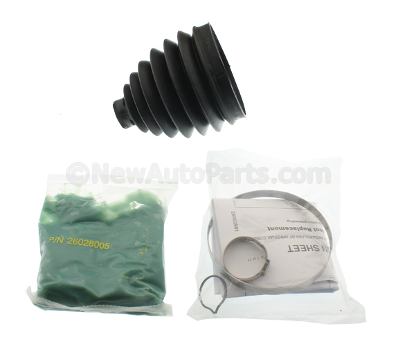 19992020 GM Front Wheel HalfShaft Constant Velocity (CV) Boot Kit