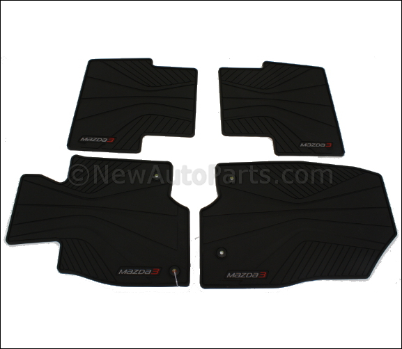 20142018 Mazda 3 Floor Mats, All Weather 00008BL82