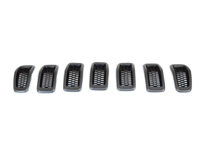 Mopar Genuine Front Grille For Jeep Cherokee 2014-2018 | Black/Chrome 7 Inserts