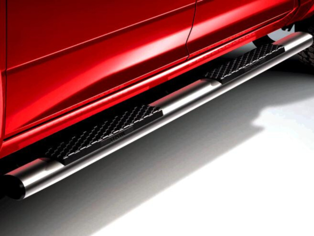 やすページ 2013-2024 Ram Tubular Side Steps Chrome Aluminum Cab Length