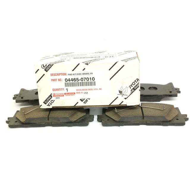 2010-2015 Avalon & 2010-2011 Camry Front Brake Pads OEM Toyota 04465-07010 NAP 2010-2015 Avalon & 2010-2011 Camry Front Brake Pads OEM Toyota 04465-07010 NAP