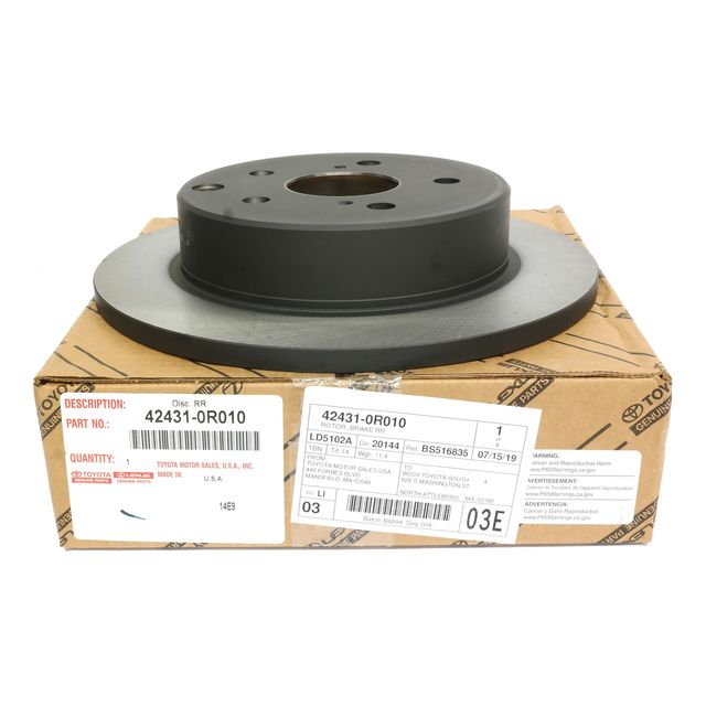 424310R010 Disc Brake Rotor 20062018 Toyota RAV4 OEM Parts To You