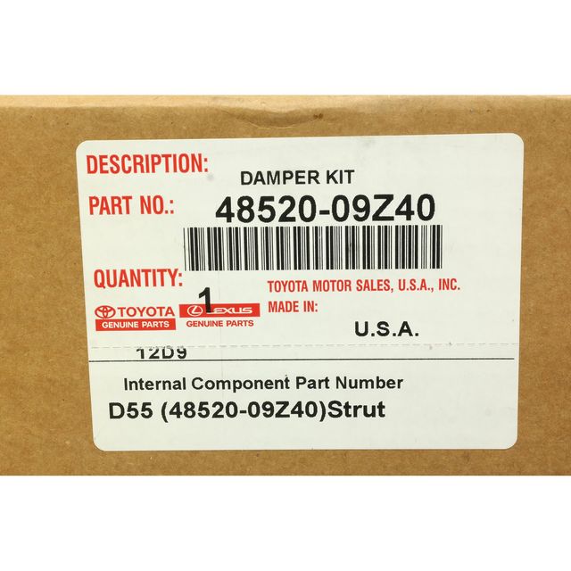 2013-2014 Toyota Front Left Driver's Shock Absorber Strut Camry