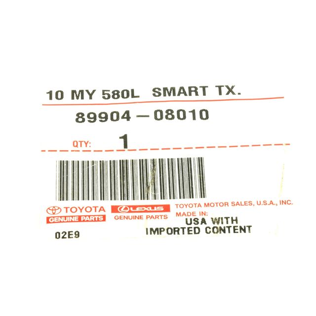 NEW SMART KEY REMOTE FOR 2011 2012 2013 2014 TOYOTA SIENNA 89904-08010 HYQ14ADR NEW SMART KEY REMOTE FOR 2011 2012 2013 2014 TOYOTA SIENNA 89904-08010 HYQ14ADR