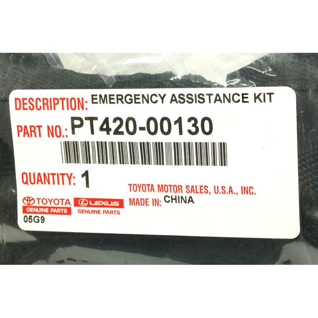 PT42000130 Emergency Assistance Kit 20122020 Toyota Nucar