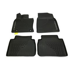 2018-2024 Toyota Front & Rear All Weather Floor Mats Liners Black Camry