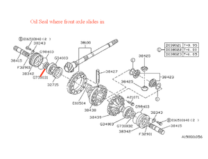 806730031 сальник subaru
