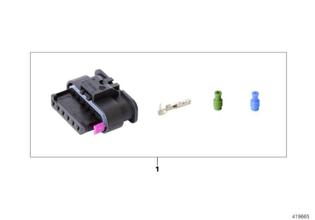 Genuine BMW Rep Kit For Socket Housing 619999BF 61-13-2-359-993