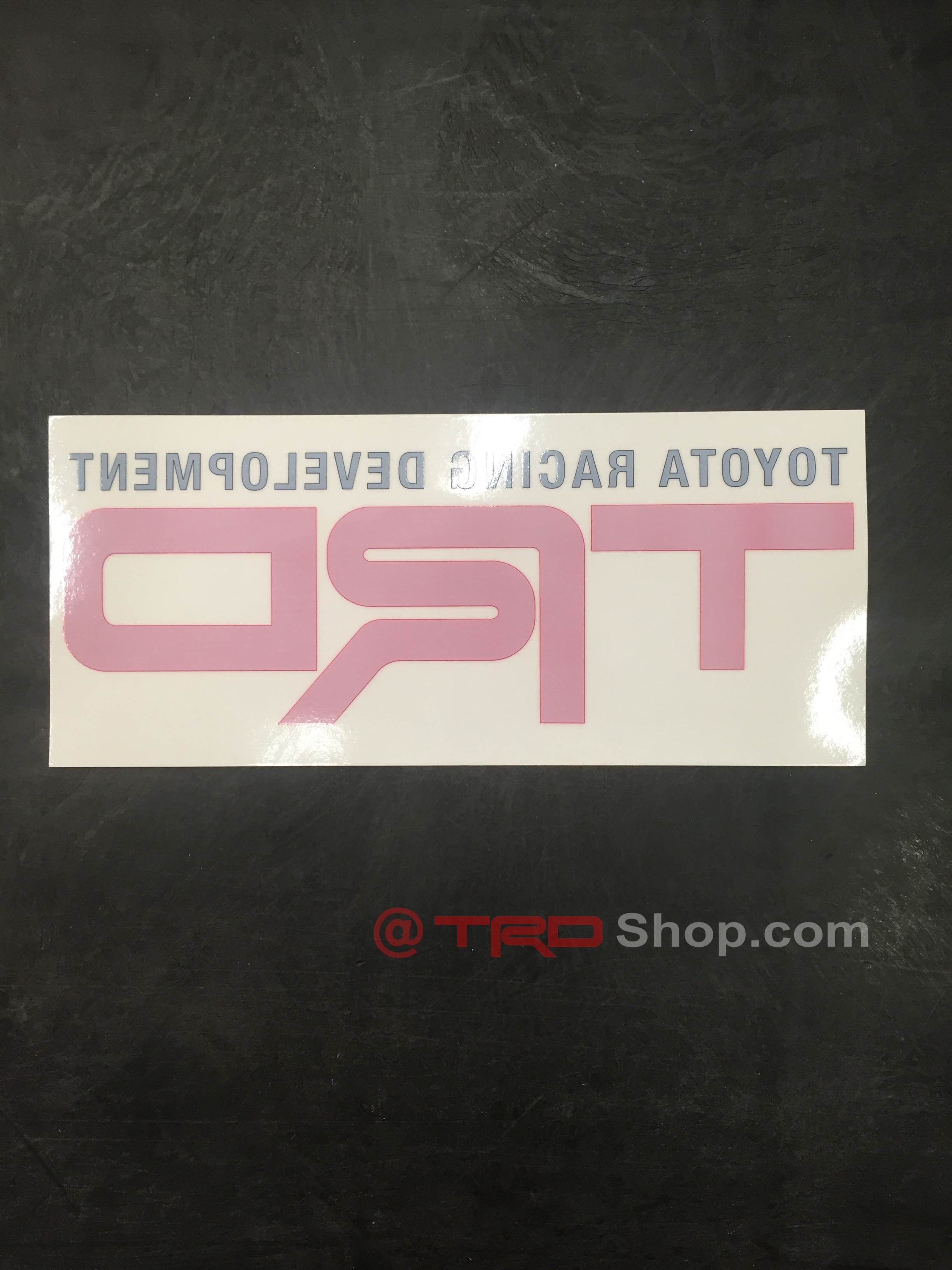 Toyota Racing Development stickers