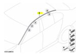 2011-2016 BMW - Roof Molding