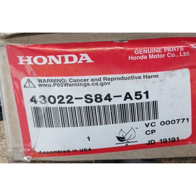 Genuine Honda Disc Brake Pad Set Rear 43022-TRT-A00 - View #4
