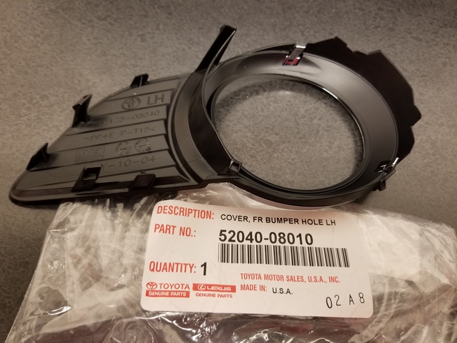 OEM TOYOTA TUNDRA BUMPER HOLE COVER 52127-0C010 FITS 2000-2006