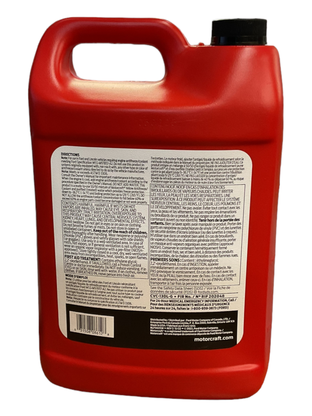 CVC-13DL-G - Anti-Freeze - Yellow Premixed | The Truck Lot - Ford