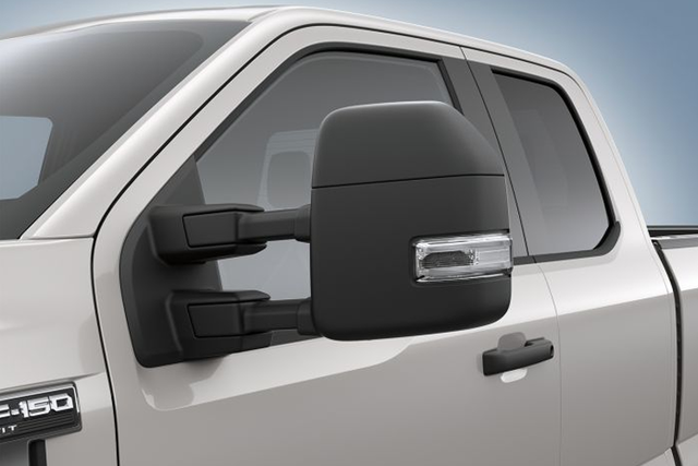 Topcn RH Power & Manual Telescoping Black Side Mirror For 2003-2014 Ford Econoline