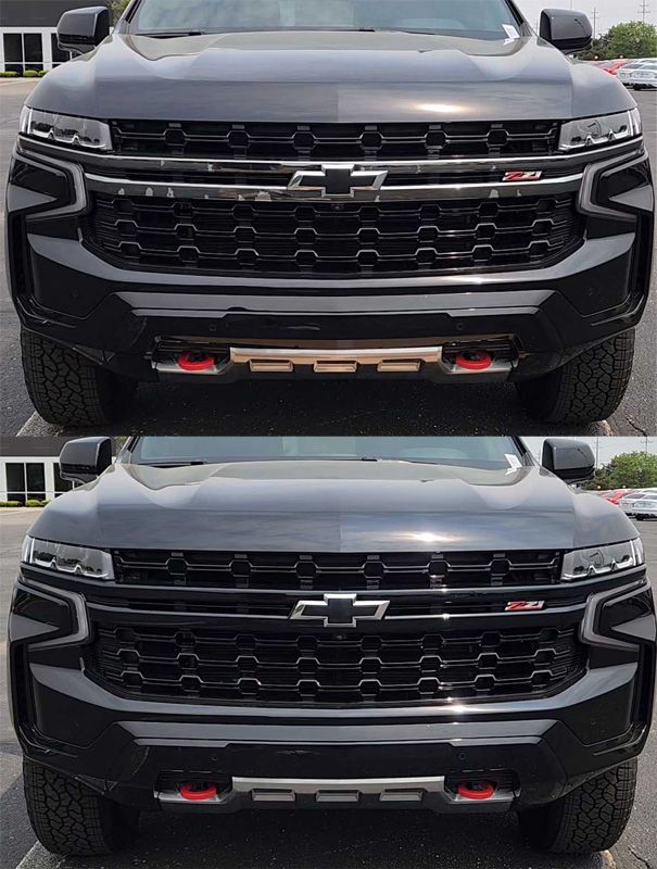 Gloss Black Patented Grille Overlay for 2123 Chevrolet Suburban/Tahoe