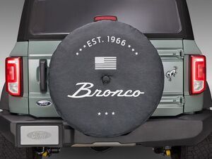 2021+ Bronco Bronco Logo EST 1966 35" Spare Wheel Tire Cover