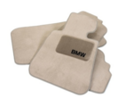 Carpeted Floor Mats With Bmw Lettering Heel (CONVERTIBLE CREAM BEIGE)