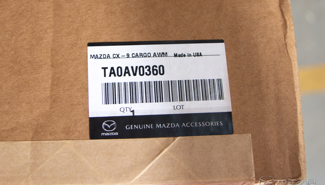 TA0AV0360 - 2022 2023 Mazda CX-9 Rear Cargo Tray Protector 5