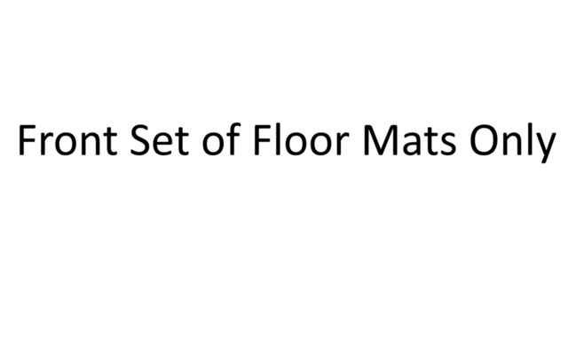 TA0AV0350 - 2022-2023 Mazda CX-9 Front & Rear All Weather Front