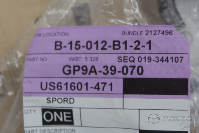 GP9A-39-070 - Automatic Transmission Mount - 2006-2007 Mazda 6