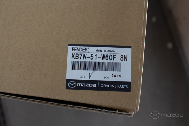 KB7W-51-W60F-8N - Wheel Opening Molding, Drivers Side Rear - 2017