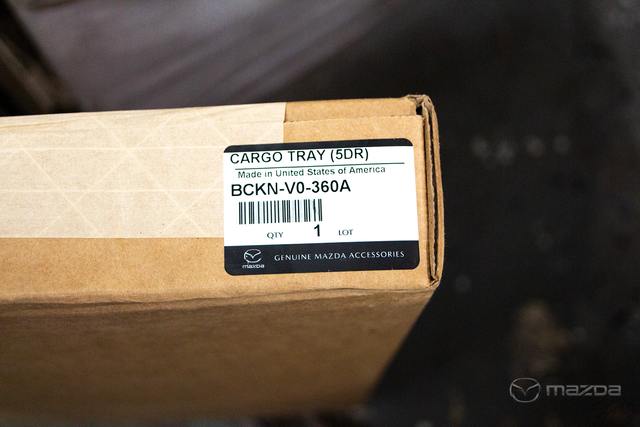 BCKN-V0-360A - 2019-2023 Mazda 3 Hatch Cargo Tray *Fits Hatchback