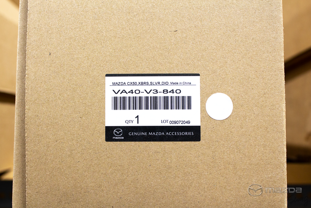 VA41-V3-840A - Crossbars Black Dio Set - 2023 Mazda CX-50 | Mazda Swag