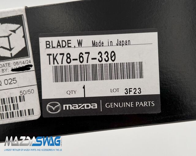 TK7867330 - 2016-2021 Mazda CX-9 Front Right Passenger Wiper
