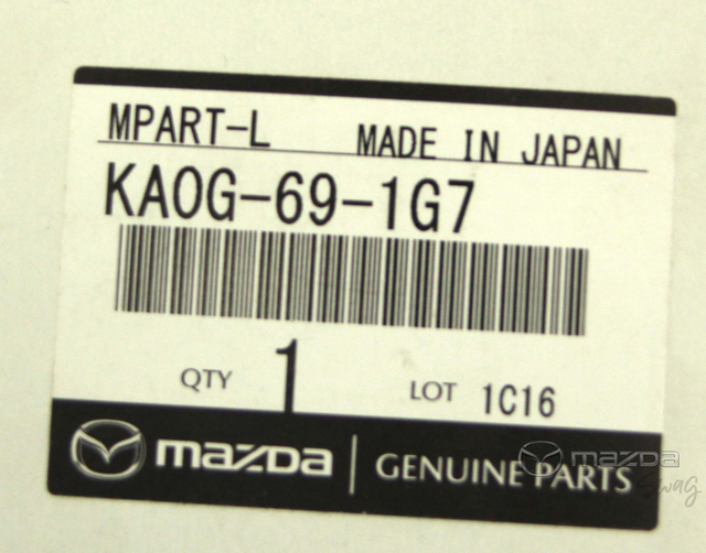 KA0G-69-1G7 - Drivers Side Mirror Glass - 2015-2016 Mazda CX-5
