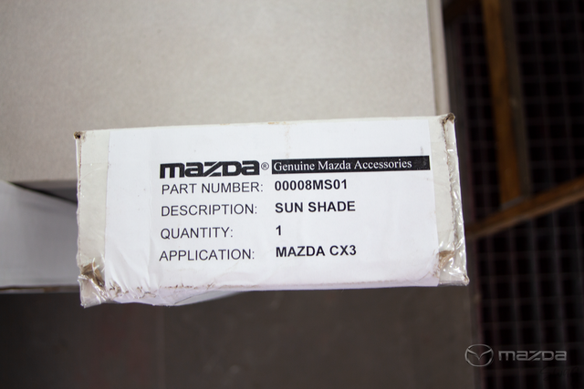 00008MS01 - 2016-2021 Mazda CX-3 - Front Windshield Sun Screen