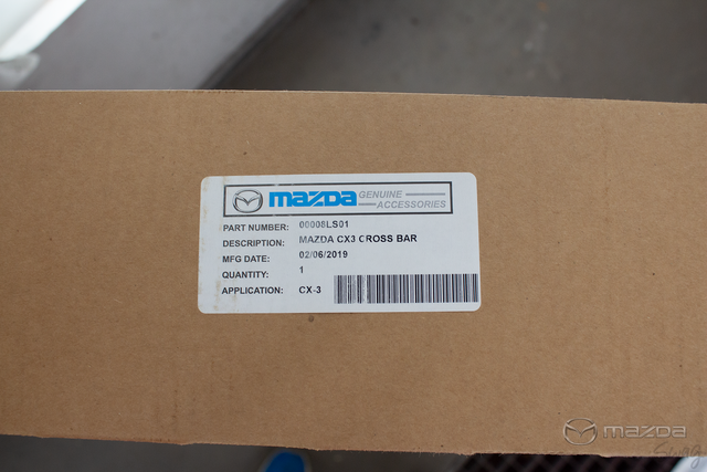 00008LS01 - 2016-2021 Mazda CX-3 Roof Rack Cross Bars - Mazda Swag